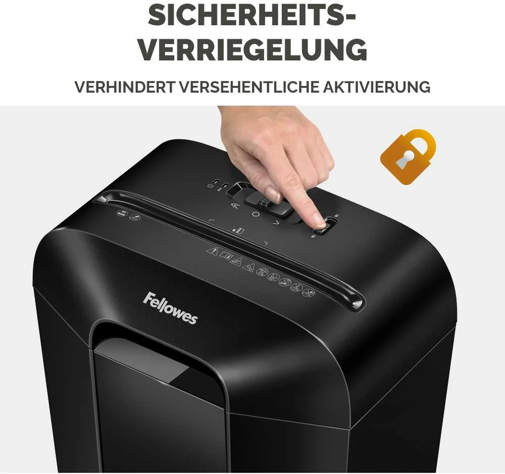 Fellowes Powershred popieriaus naikiklis LX45 juodas