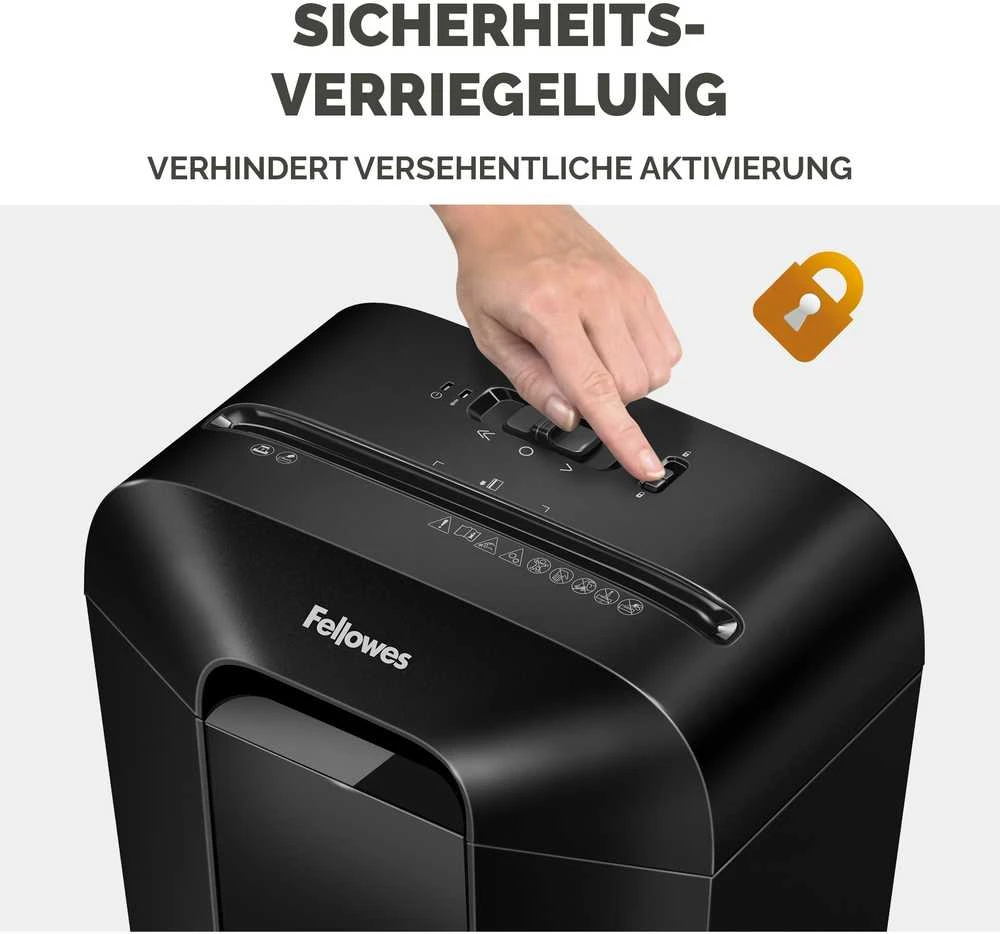 Fellowes Powershred | LX50 | Juodas | 17 L | Kreditinių kortelių smulkinimas | Popieriaus apdorojimo standartas / išvestis 9 lapai per eigą | Skersinis smulkintuvas | Garantija 24 mėn.