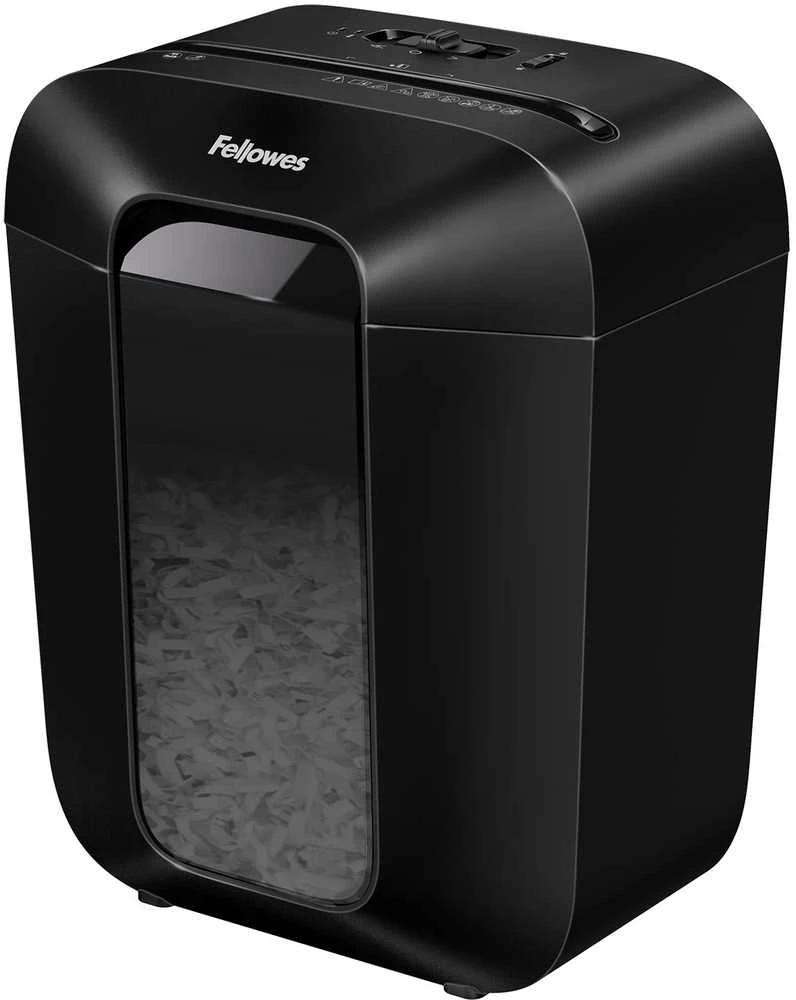 Fellowes Powershred | LX50 | Juodas | 17 L | Kreditinių kortelių smulkinimas | Popieriaus apdorojimo standartas / išvestis 9 lapai per eigą | Skersinis smulkintuvas | Garantija 24 mėn.