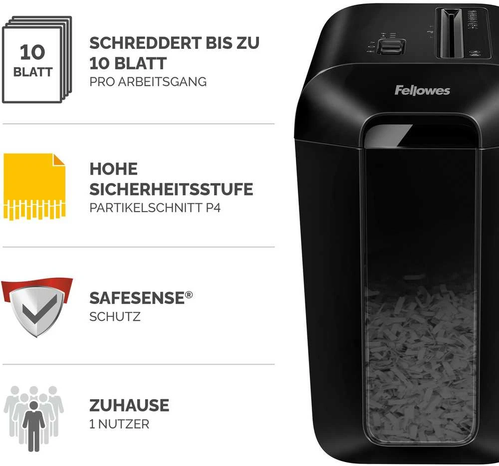 Fellowes Powershred popieriaus naikiklis LX65 juodas