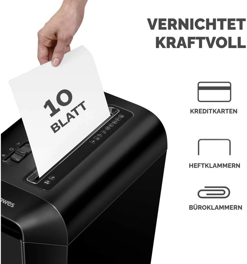 Fellowes Powershred popieriaus naikiklis LX65 juodas