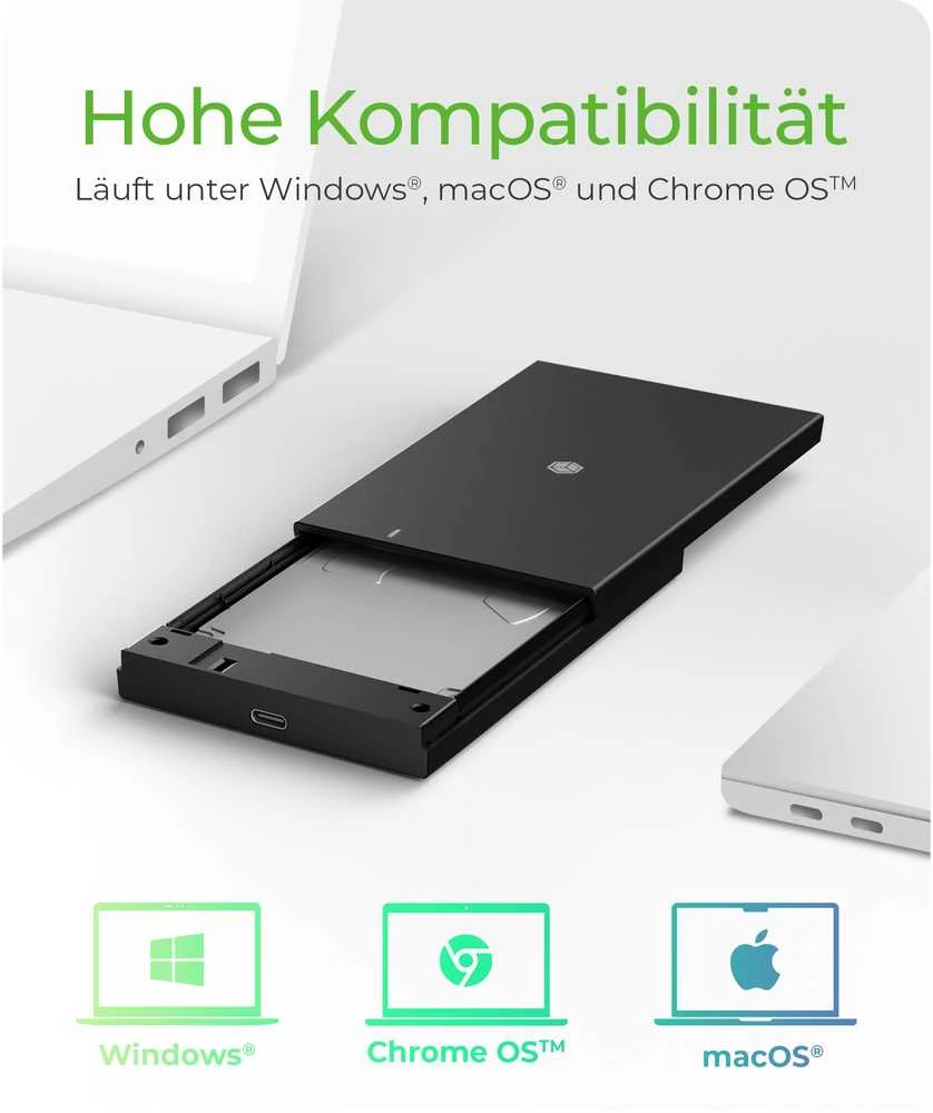 RaidSonic ICY BOX IB-200T-C3 Išorinis 2,5" HDD/SSD dėklas SATA USB 3.2 Gen 1