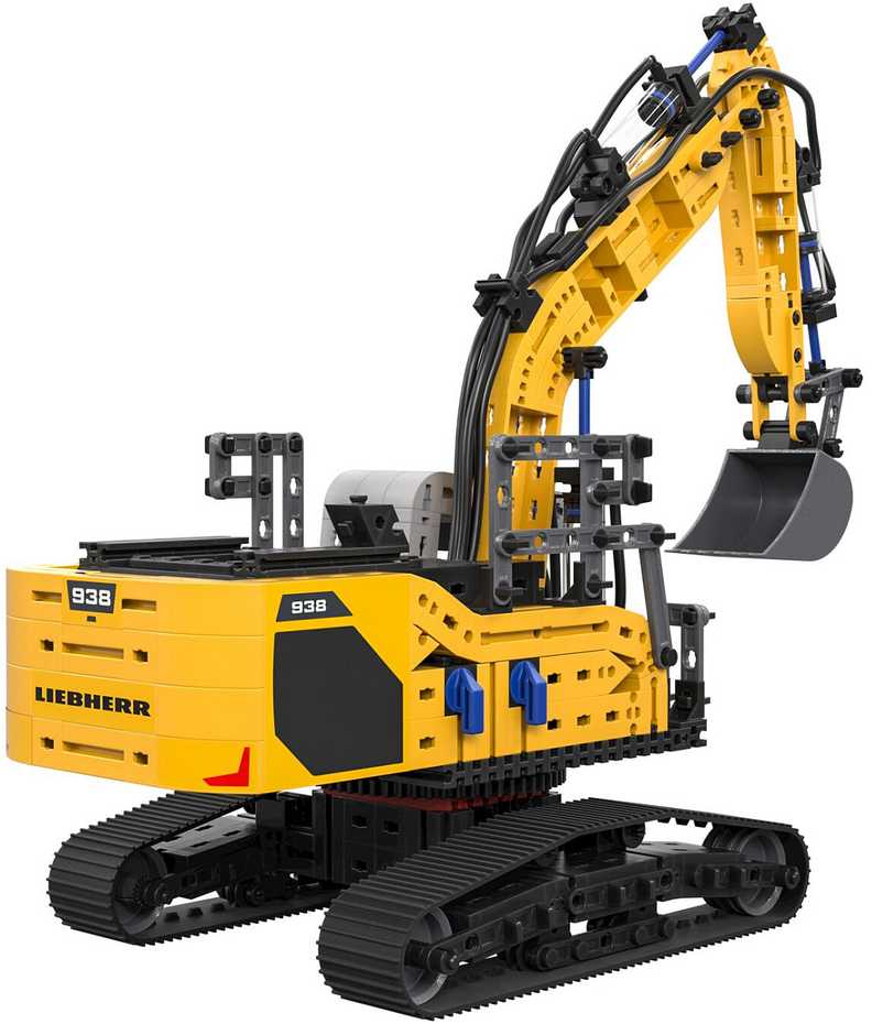 Fischer Technik Fischertechnik Liebherr R 938 surinkimo rinkinys 576450, 10 metų ir vyresni, 689 dalys, pneumatinis kompresorius