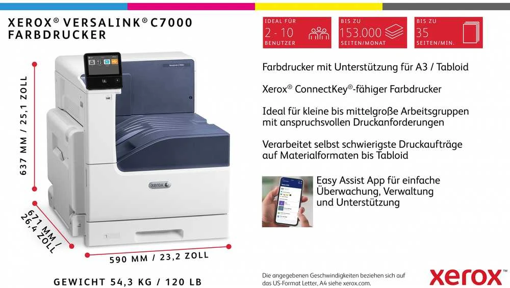 lazerinis spausdintuvas Xerox VersaLink C7000V_N