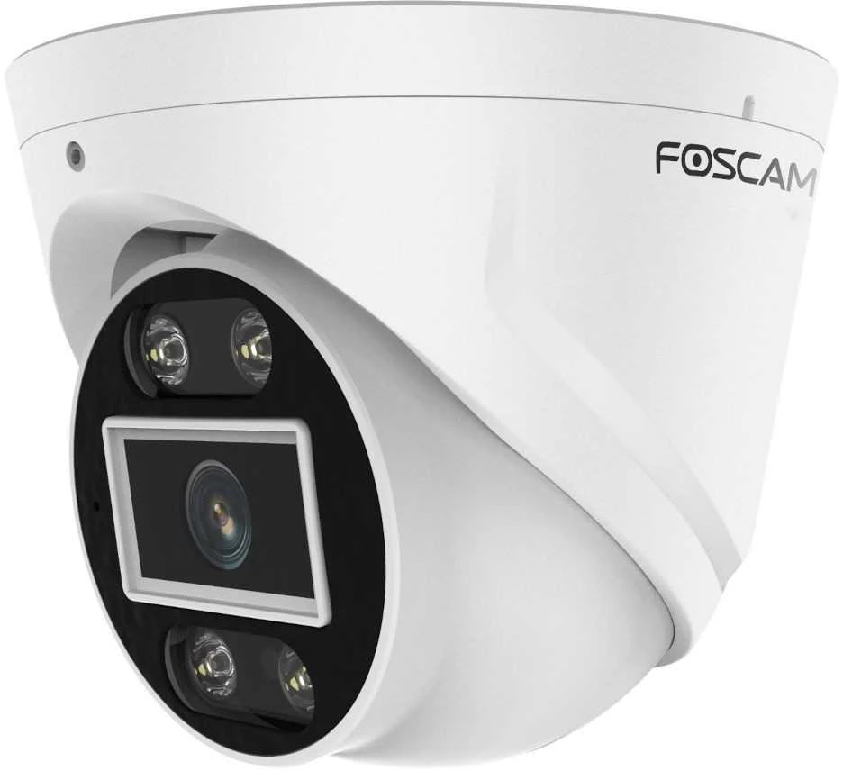 Foscam FN9108E-T4-2T Video-Überwachungssystem Weiß 4x 3K PoE Dome Kamera, 1x 8-Kanal NVR