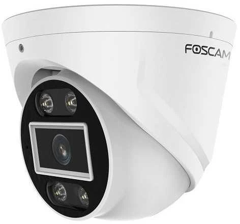 Foscam T8EP Überwachungskamera Weiß 8MP (3840x2160), PoE, Integrierter Scheinwerfer und Sirene