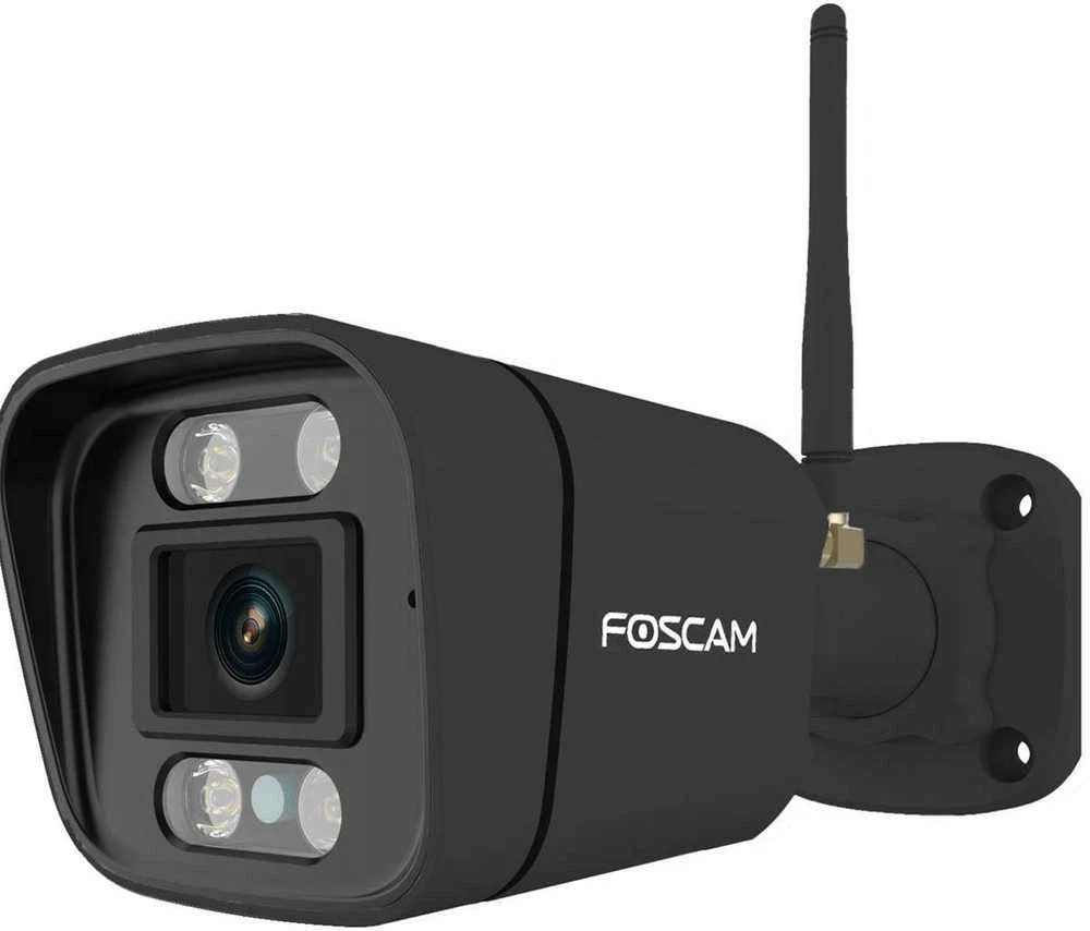 Foscam V5P WLAN Überwachungskamera Juodas 5MP (3072x1728), Dual-Band WLAN, Integrierter Scheinwerfer und Sirene