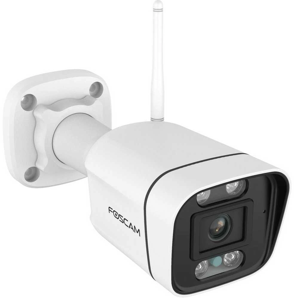 Foscam V5P WiFi stebėjimo kamera, balta, 5MP (3072x1728), dviejų dažnių WiFi, integruotas prožektorius ir sirena