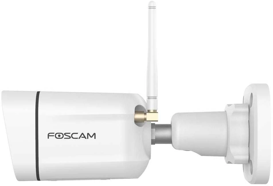 Foscam V8P WLAN Überwachungskamera Weiß 8MP (3840x2160), Dualband-WLAN, Integrierter Scheinwerfer und Alarmsirene