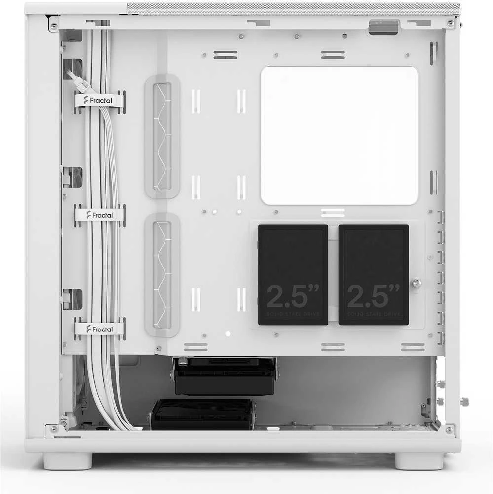 „Fractal Design“ korpusas | „Epoch“ | „Baltas TG“ skaidraus atspalvio | ATX