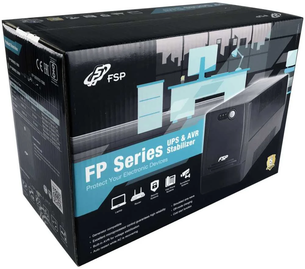 Fortron FSP | FP 1500 | 1500VA | 110/120 VAC arba 220/230/240 VAC | 290V