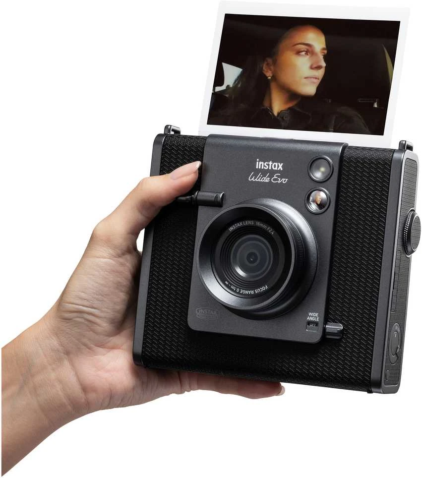 Fujifilm Momentinis fotoaparatas instax WIDE EVO Juodas, INSTAX WIDE EVO Juodas EX D