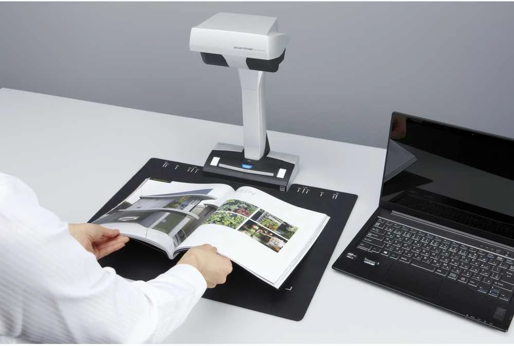 „Fujitsu ScanSnap SV600“ – viršgalvinis skeneris – 432 x 300 mm