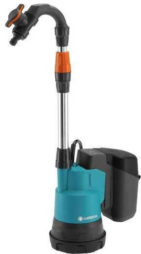 Gardena 2000/2 18V P4A akumuliatorinis lietaus vandens bako siurblys