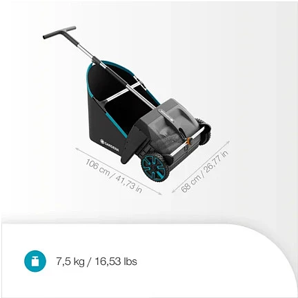 Gardena lapų ir vejos rinktuvas sodui ir terasai (03566-20)
