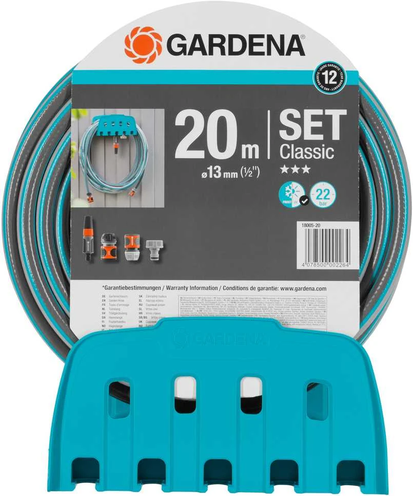 Gardena 18005-50 laikiklis + žarna 20 m