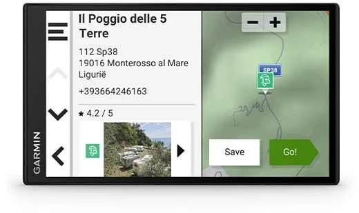 Garmin Camper 795 7" Kemperis su palydovine navigacija su skaitmeniniu eismu
