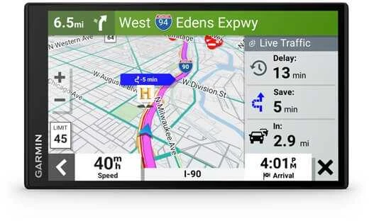 Garmin Drive 76 Navigatorius su eismo informacija ir išmaniojo telefono programėle