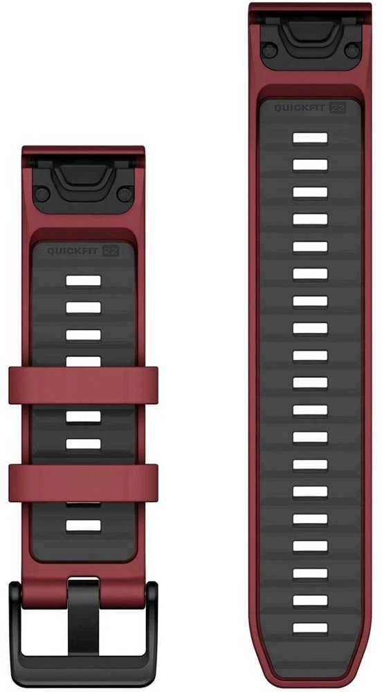 Garmin QuickFit® 22 laikrodžių apyrankės, Marsala / grafito silikonas