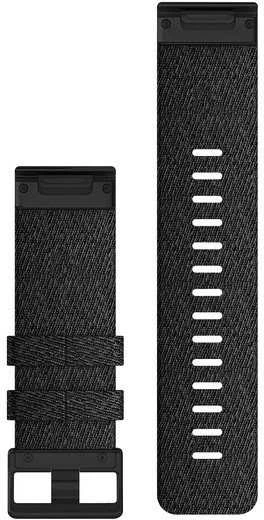 Išmaniojo laikrodžio Garmin greitai atsegamas, nailoninis dirželis, Juodos spalvos, 26mm