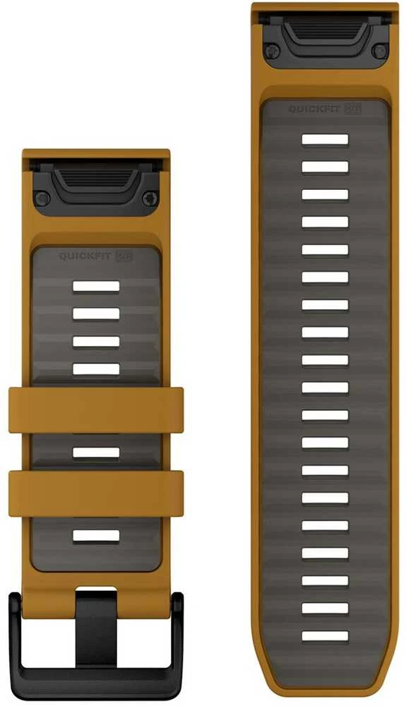 Garmin QuickFit 26mm Silikoninės laikrodžių apyrankės, Autumn/Pebble Gray