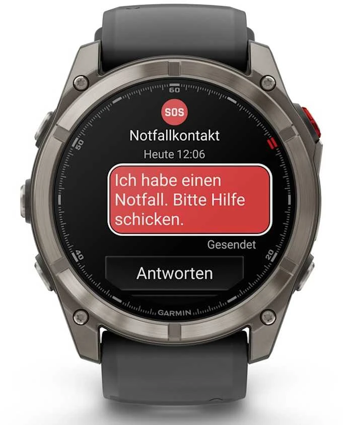 Išmanusis laikrodis Garmin fēnix® 8 Pro – 51 mm, AMOLED Sapphire, titanas su grafito spalvos / juodu silikoniniu dirželiu | 010-03199-11