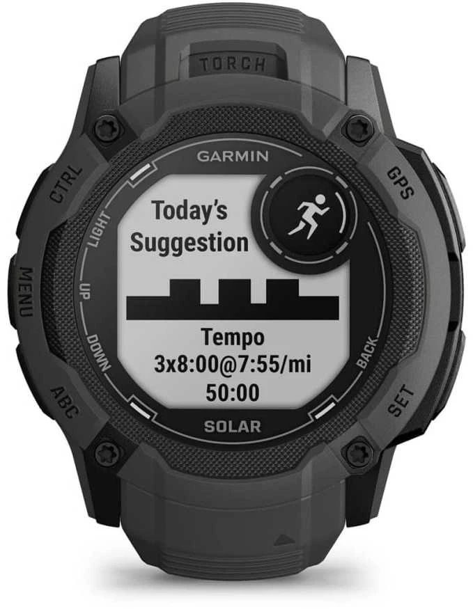 Išmanusis laikrodis Garmin Instinct 2X Solar, Grafito spalvos