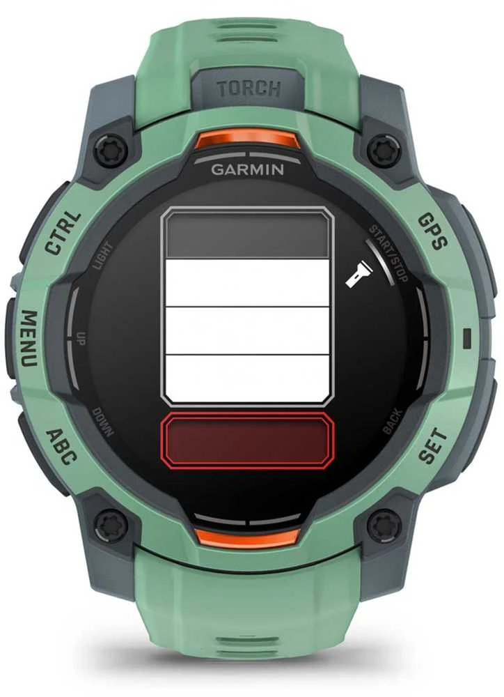 Išmanusis laikrodis Garmin Instinct 3 AMOLED 45 mm, Neotropinio dizaino su neotropinio dizaino dirželiu