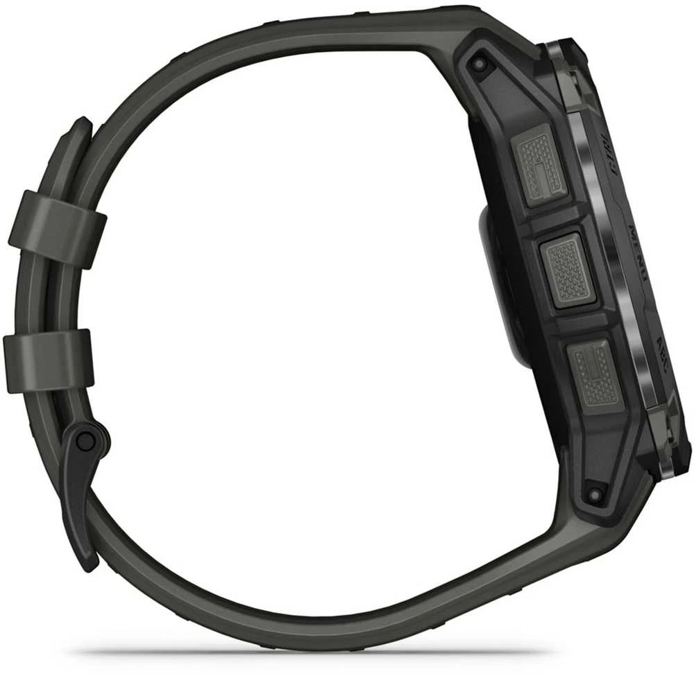 Išmanusis laikrodis Garmin Instinct 3, 50 mm, AMOLED Juodas su anglies spalvos dirželiu