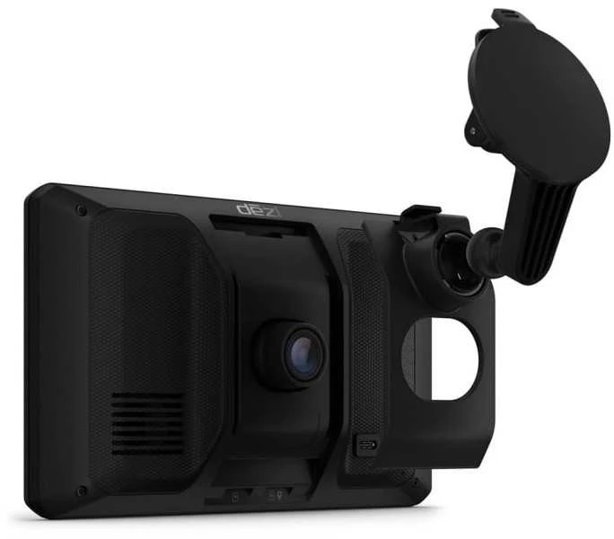 Sunkvežimio palydovinė navigacija su įmontuotu vaizdo registratoriumi +MT-D Garmin dēzlCam LGV710 7"