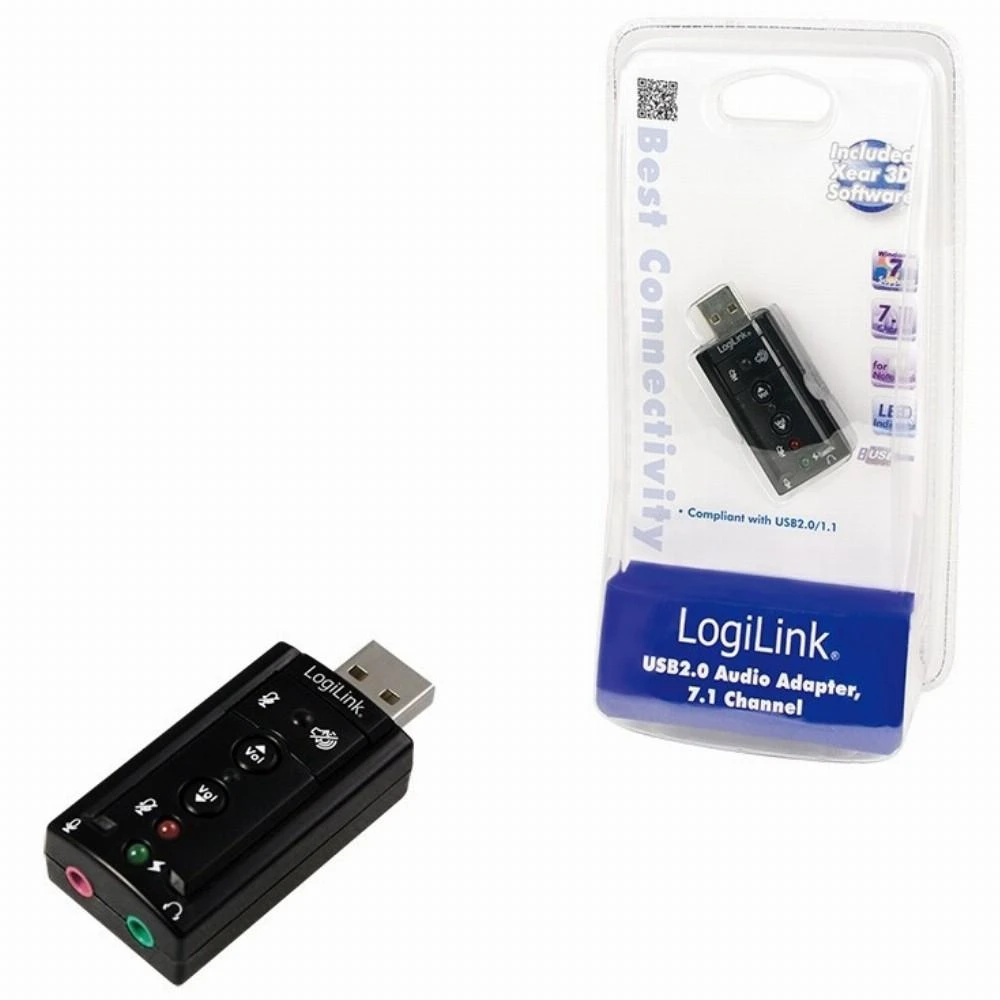 Logilink USB garso plokštė 7.1