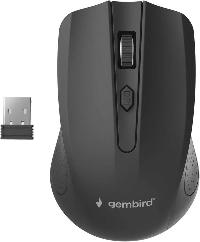 Gembird | Pelė | MUSW-4B-04 | Standard | Wireless | Juodas
