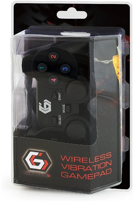 GEMBIRD JPD-WDV-01 Gembird Wireless dvigubos vibracijos žaidimų pultelis, PS2/PS3/PC JPD-WDV-01
