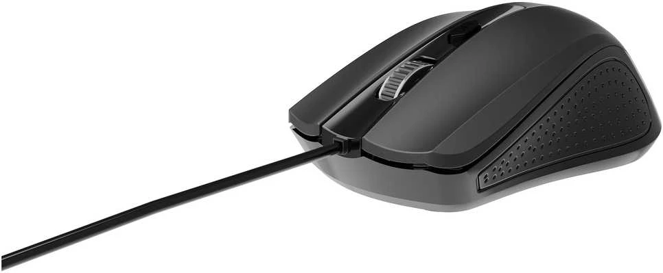 GEMBIRD MUS-4B-01 optinė pelė 1200DPI USB Juodas 1.35m kabelio ilgis