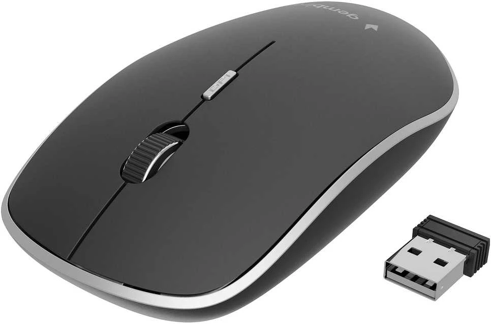 Pelė Gembird MUSW-4B-01 Standard, No, Juodas, No, Belaidė jungtis
