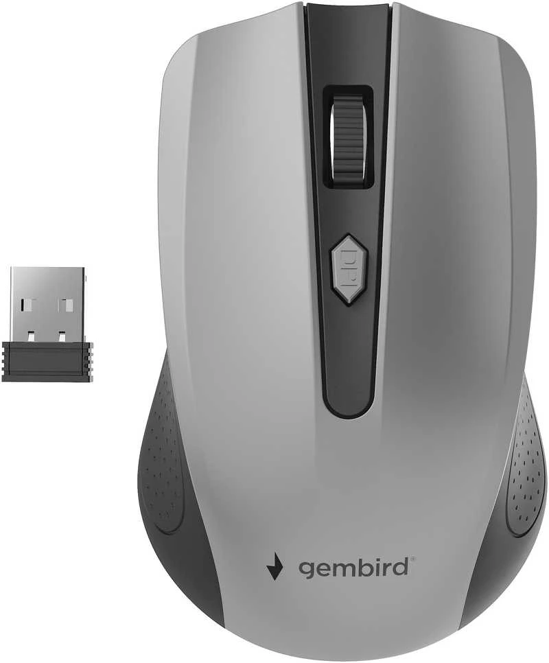 Gembird | Pelė | MUSW-4B-04-BG | Standard | Wireless | Juodas/ Kosminė pilka
