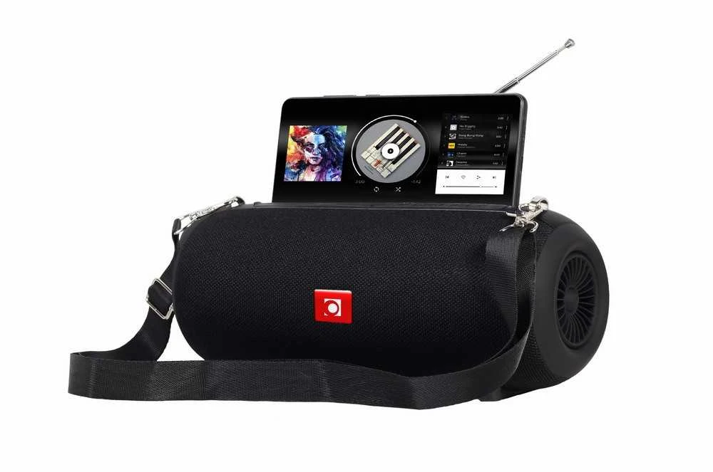 GEMBIRD SPK-BT-17 Nešiojamas Bluetooth garsiakalbis su antena juodas