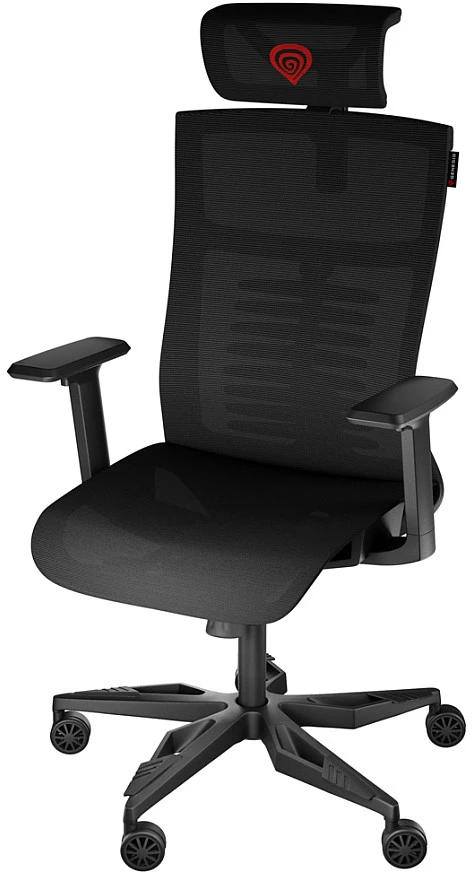 Genesis Ergonomic Chair Astat 700 Pagrindinė medžiaga Aliuminis; Ratukų medžiaga: nailonas su CareGlide danga | Juodas