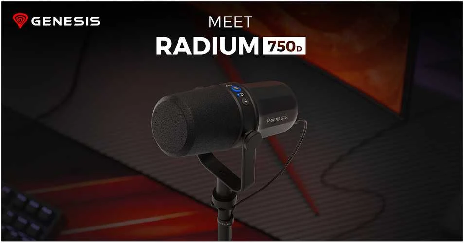 Genesis Radium 750D studijinis USB/XLR trikojis