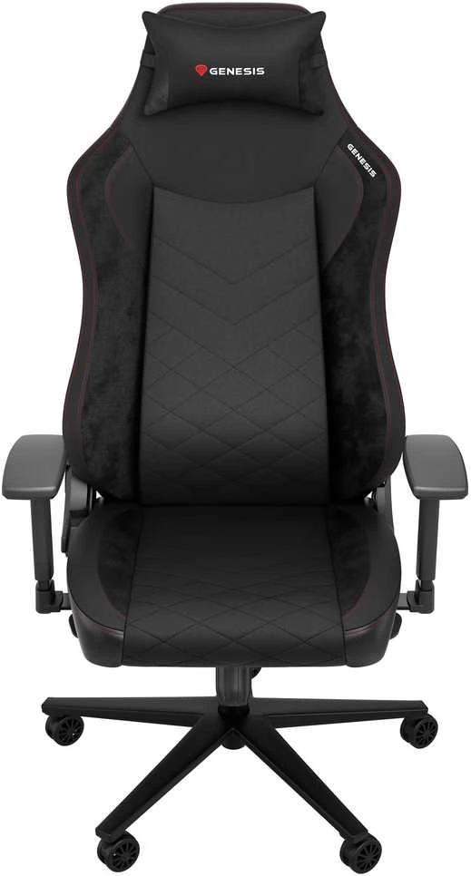 Genesis Gaming Chair Nitro 890 G2 Atlošo apmušalų medžiaga: Eko oda, Sėdynės apmušalų medžiaga: Eko oda, Pagrindo medžiaga: Metalas, Ratukų medžiaga: Nailonas su CareGlide danga | Juodas/Raudona