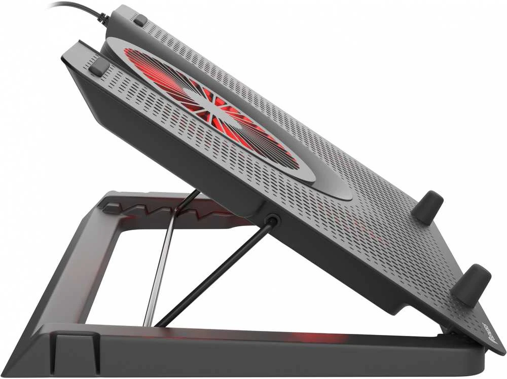 Genesis OXID 550 | nešiojamo kompiuterio aušinimo padas |  15.6-17.3 5 FANS, LED LIGHT, 1 USB | 400 x 280 x 55 mm |