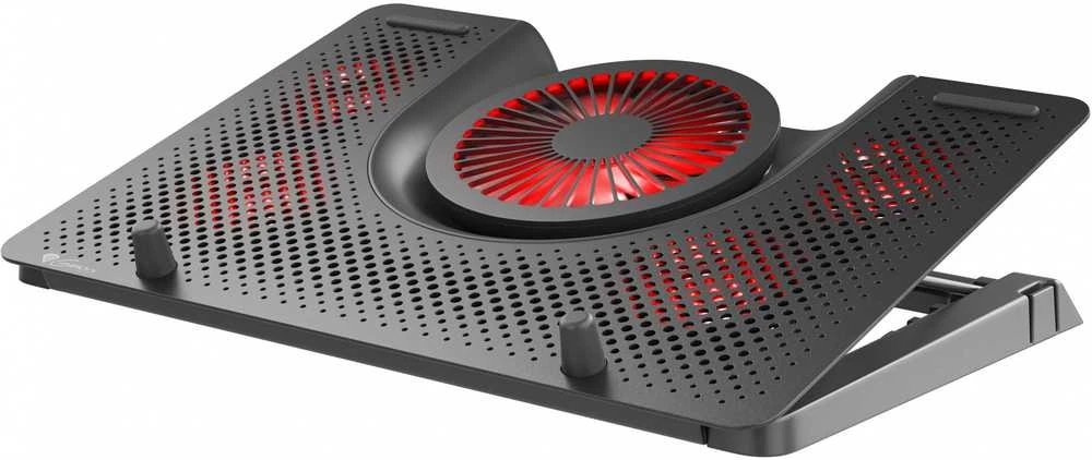 Genesis OXID 550 | nešiojamo kompiuterio aušinimo padas |  15.6-17.3 5 FANS, LED LIGHT, 1 USB | 400 x 280 x 55 mm |