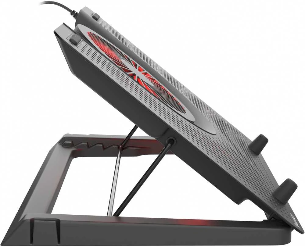 Genesis OXID 550 | nešiojamo kompiuterio aušinimo padas |  15.6-17.3 5 FANS, LED LIGHT, 1 USB | 400 x 280 x 55 mm |