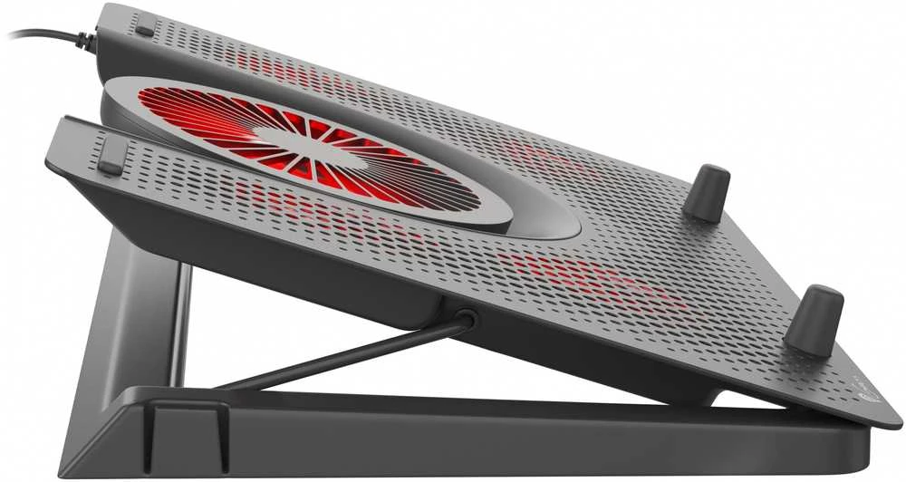 Genesis OXID 550 | nešiojamo kompiuterio aušinimo padas |  15.6-17.3 5 FANS, LED LIGHT, 1 USB | 400 x 280 x 55 mm |