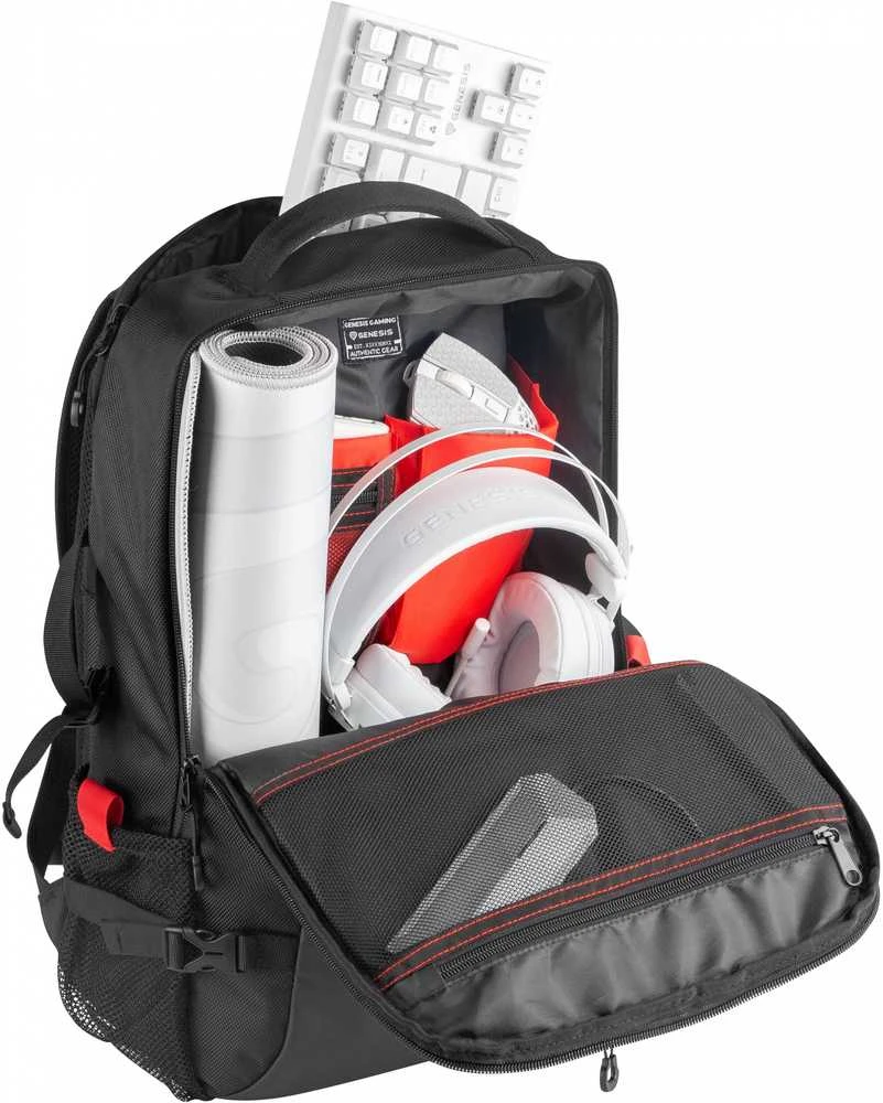Genesis | Nešiojamas kompiuteris Backpack | Pallad 410 | Backpack | Shoulder strap | Juodas