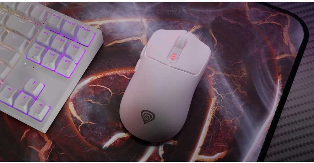 Genesis Zircon 500 G2 | Pelė žaidimams | Wireless/su laidu | 2.4 GHz, Bluetooth, USB | Baltas
