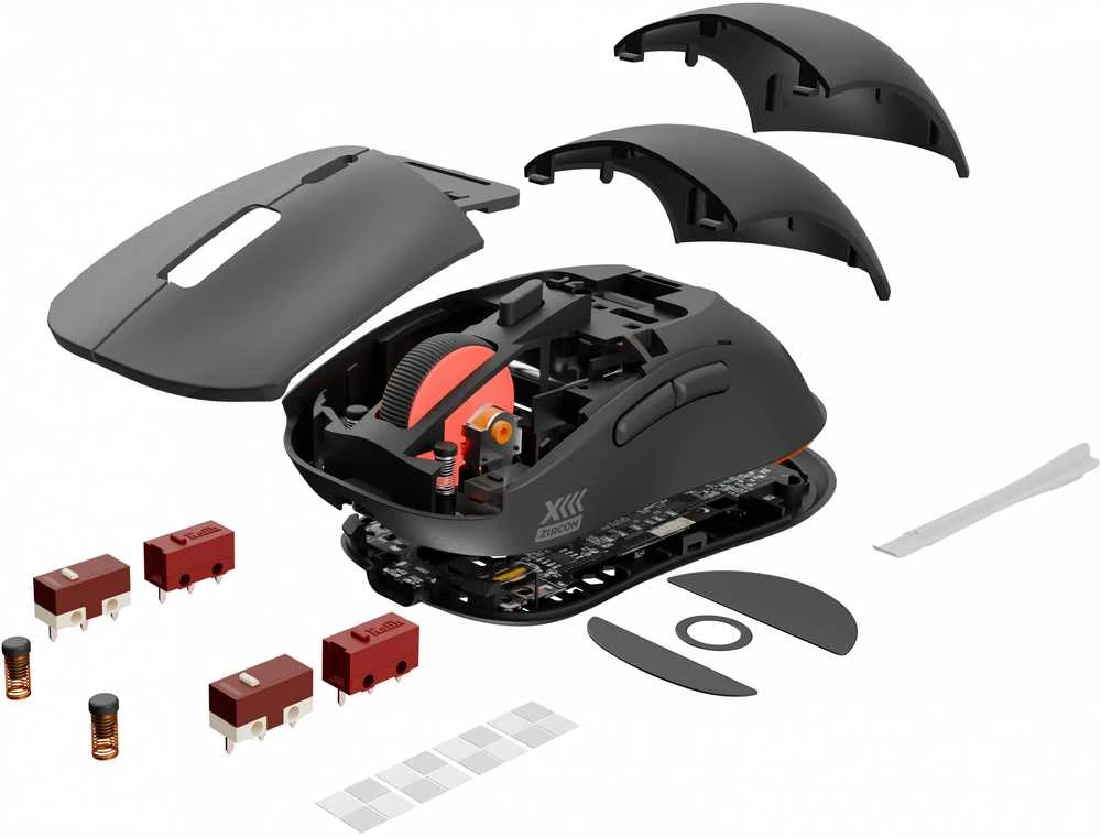 Genesis Zircon XIII Custom | Pelė žaidimams | Wireless | 2.4 GHz, USB | Juodas