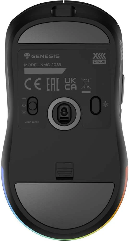 Genesis Zircon XIII Custom | Pelė žaidimams | Wireless | 2.4 GHz, USB | Juodas