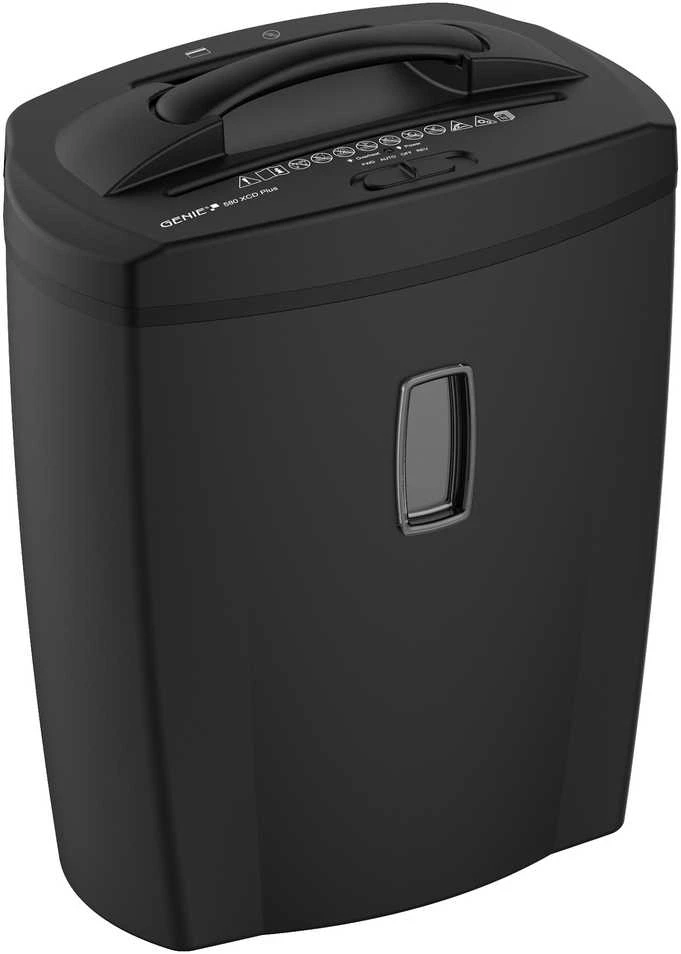 Juodas Genie 580 XCD Plus smulkintuvas su rankena