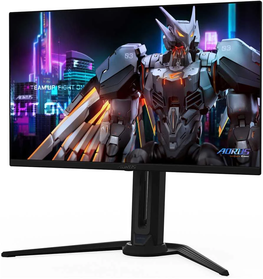 Monitorius Gigabyte | AORUS FO27Q5P | 27" | OLED | QHD | 16:9 | 500 Hz | 0,03 ms | 1000 cd/m² | HDMI jungčių kiekis: 2 | Juodas